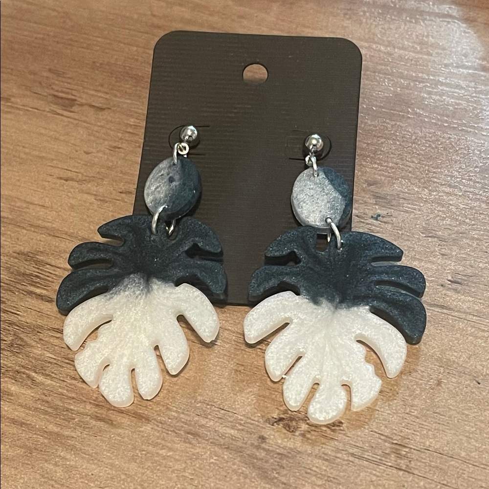 Handmade resin earrings